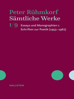 cover image of Sämtliche Werke